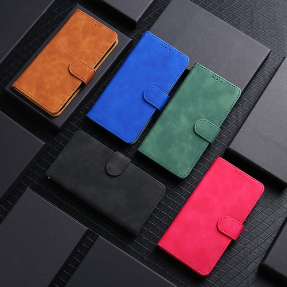 For Google Pixel 9 Pro Skin Feel Magnetic Flip Leather Phone Case(Black)