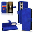For Sony Xperia 1 VI 2024 Skin Feel Magnetic Flip Leather Phone Case(Blue) - Sony Cases by PMC Jewellery | Online Shopping South Africa | PMC Jewellery | Buy Now Pay Later Mobicred