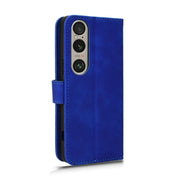 For Sony Xperia 1 VI 2024 Skin Feel Magnetic Flip Leather Phone Case(Blue)