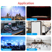 NK-330 3x3 4K 9 Screen HDMI DVI TV Video Wall Controller Splitter Multi Video Screen Processor Splicer, Plug Type:AU Plug(Black)