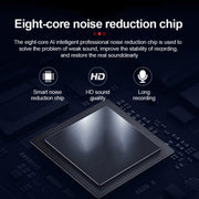 JNN Q75 Magnetic Power Bank Smart Voice Recorder, Memory:32GB(Black)