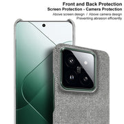For Xiaomi 14 Pro 5G imak Ruiyi Series Cloth Texture PU + PC Phone Case(Black)