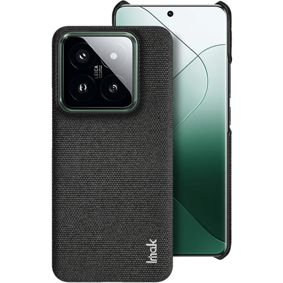 For Xiaomi 14 Pro 5G imak Ruiyi Series Cloth Texture PU + PC Phone Case(Black)