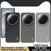 For Xiaomi 14 Ultra 5G imak Ruiyi Series Cloth Texture PU + PC Phone Case(Black)
