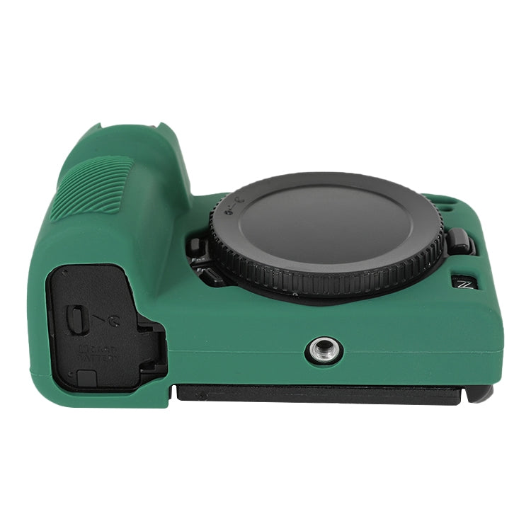 For Nikon Z 30 Soft Silicone Protective Case with Lens Cover(Green)