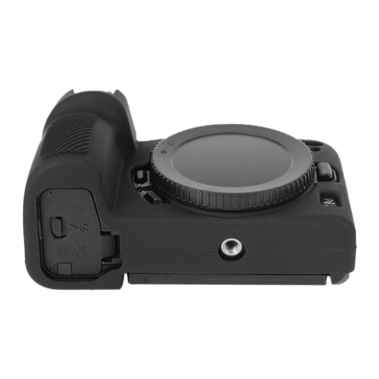 For Nikon Z 30 Soft Silicone Protective Case with Lens Cover(Black)
