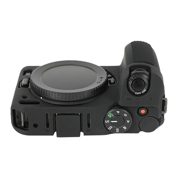 For Nikon Z 30 Soft Silicone Protective Case with Lens Cover(Black)