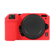 For Nikon Z 30 Soft Silicone Protective Case with Lens Cover(Red) - Protective Case by PMC TechLife | Online Shopping South Africa | PMC TechLife | Buy Now Pay Later Mobicred