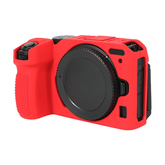 For Nikon Z 30 Soft Silicone Protective Case with Lens Cover(Red)