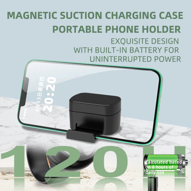 S20 Portable Smart Wireless Bluetooth Ring Remote Control with Charging Case(White)
