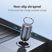USAMS US-CC206 C38 PD30W USB + Type-C Dual Port Fast Charging Aluminum Alloy Car Charger(Tarnish)