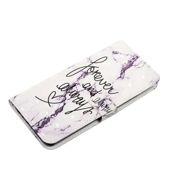 For iPhone 16 Oil Embossed 3D Drawing Leather Phone Case(Words Marble)