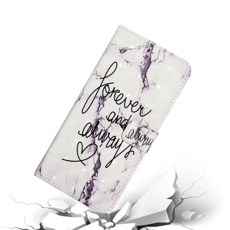 For iPhone 16 Oil Embossed 3D Drawing Leather Phone Case(Words Marble)