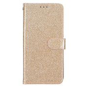 For Honor 90 Lite Glitter Powder Flip Leather Phone Case(Gold)