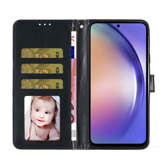 For Honor X6a Glitter Powder Flip Leather Phone Case(Black)