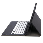 For Lenovo Xiaoxin Pad Pro 12.7 inch AM24 TPU Ultra-thin Detachable Bluetooth Keyboard Tablet Leather Case(Black White)