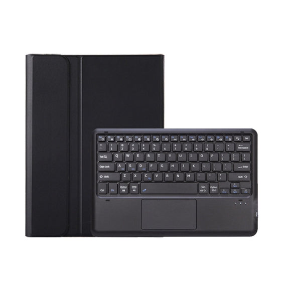 For Lenovo Xiaoxin Pad Pro 12.7 inch AM24-A TPU Ultra-thin Detachable Bluetooth Keyboard Tablet Leather Case with Touchpad(Black)