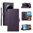 For Xiaomi 13 Ultra PU Genuine Leather Texture Embossed Line Phone Case(Purple) - 13 Ultra Cases by PMC TechLife | Online Shopping South Africa | PMC TechLife | Buy Now Pay Later Mobicred