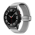 For Samsung Galaxy Watch6 / 5 / 4 Translucent Magnetic Silver Buckle Silicone Watch Band(Light Grey) - free shipping - PMc TechLife - Order now!