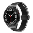 For Samsung Galaxy Watch6 / 5 / 4 Translucent Magnetic Black Buckle Silicone Watch Band(Black) - free shipping - PMc TechLife - Order now!