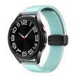 For Samsung Galaxy Watch6 / 5 / 4 Translucent Magnetic Black Buckle Silicone Watch Band(Light Green) - free shipping - PMc TechLife - Order now!