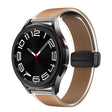 For Samsung Galaxy Watch6 / 5 / 4 Translucent Magnetic Black Buckle Silicone Watch Band(Dark Brown) - free shipping - PMc TechLife - Order now!