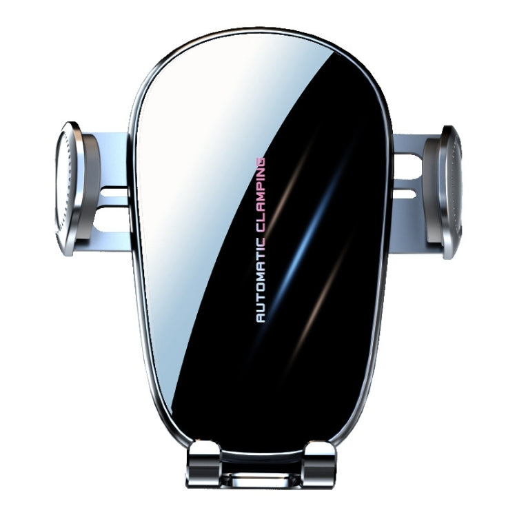 D6 Mechanical Locking Wireless Fast Charging Air Outlet Car Holder, Style:Strong Suction Cup Version