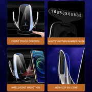 G10 Infrared lnduction Wireless Fast Charging Air Outlet Car Holder(Black)
