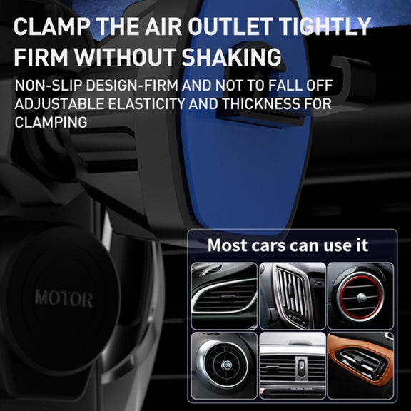 G10 Infrared lnduction Wireless Fast Charging Air Outlet Car Holder(Black)