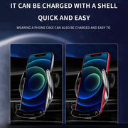 G10 Infrared lnduction Wireless Fast Charging Air Outlet Car Holder(Black)