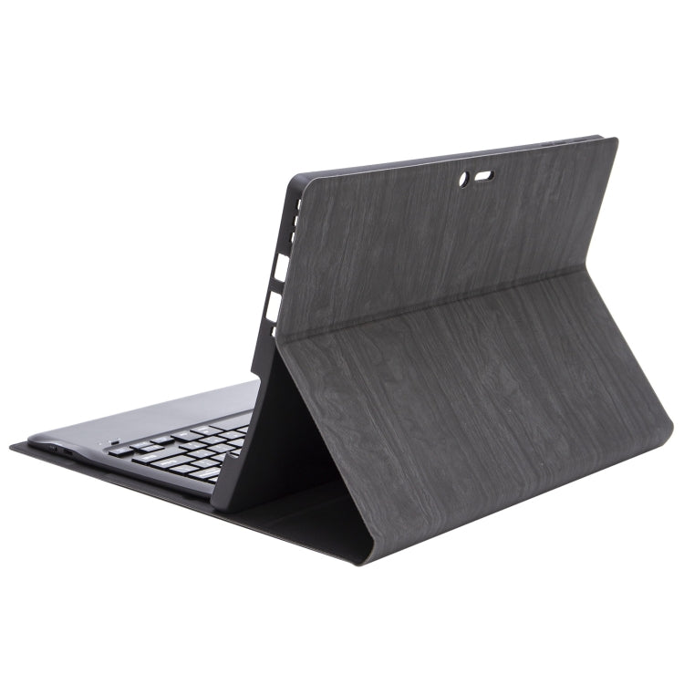 For Microsoft Surface Pro 9 SF129 Tree Texture Bluetooth Keyboard Leather Tablet Case(Black)