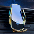 Q3S Infrared lnduction Wireless Fast Charging Air Outlet Car Holder(Gold) - Wireless Charger Holders by PMC TechLife | Online Shopping South Africa | PMC TechLife | Buy Now Pay Later Mobicred