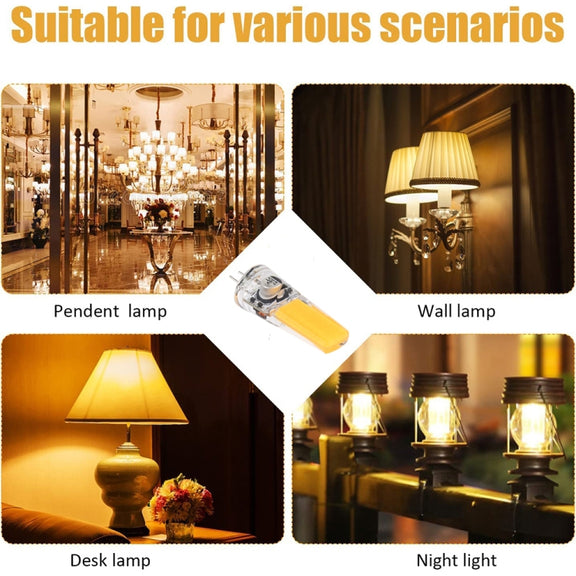 GY6.35 5W COB LED Corn Light, AC 12V, DC 12-24V(Warm White Light)