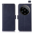 For Xiaomi 14 Ultra Magnetic Crazy Horse Texture Genuine Leather RFID Phone Case(Blue) - free shipping - PMC TechLife - Order now!