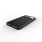For Google Pixel 8 Pro Aurora Series Metal Frame Phone Case(Black Purple)