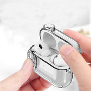 For AirPods 3 Ice Crystals Shockproof Earphone Protective Case(Pink)