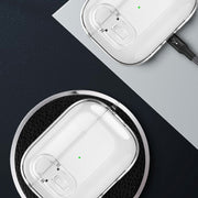 For AirPods Pro 2 Ice Crystals Shockproof Earphone Protective Case(Transparent)