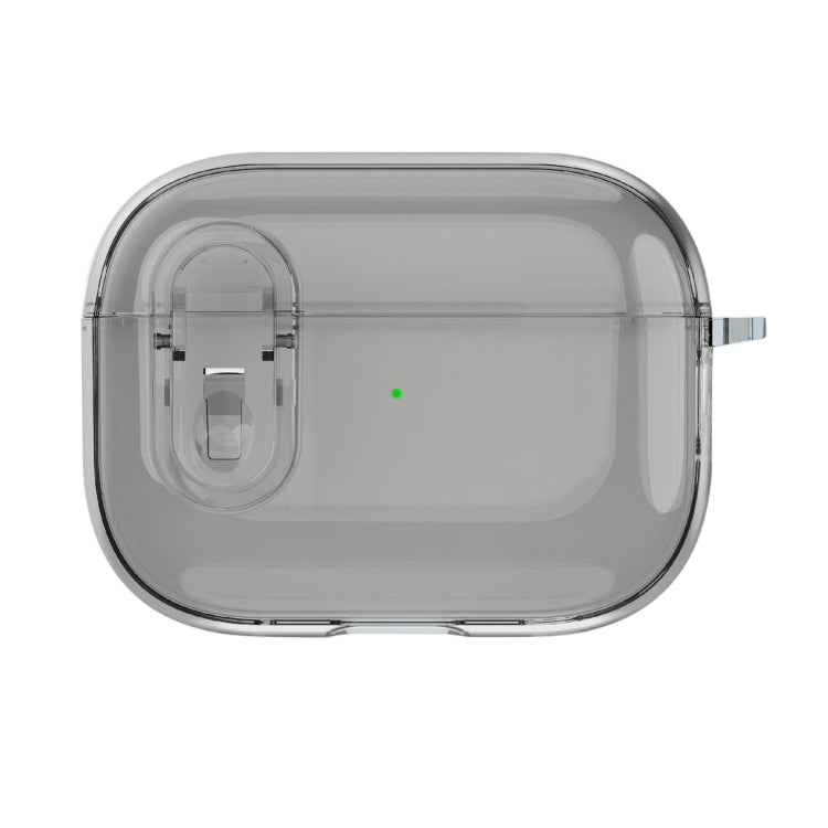 For AirPods Pro 2 Ice Crystals Shockproof Earphone Protective Case(Grey)