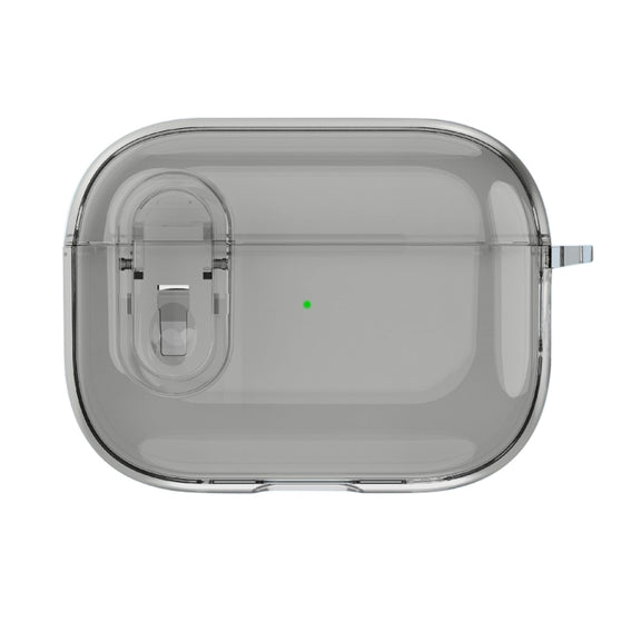 For AirPods Pro 2 Ice Crystals Shockproof Earphone Protective Case(Grey)