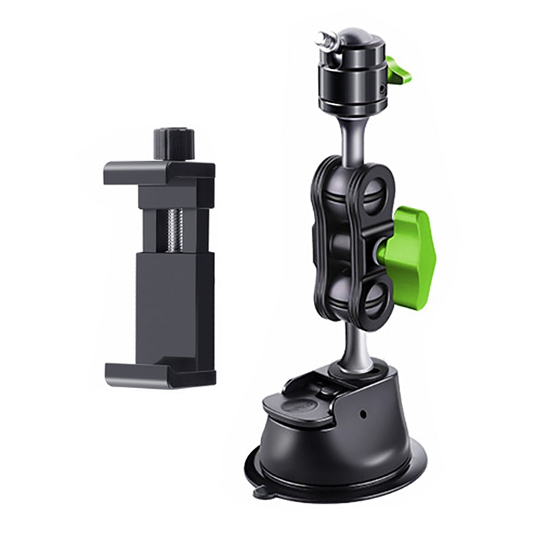 Single Suction Cup Pea Clamp Arm Holder 23cm with Knob Phone Clamp