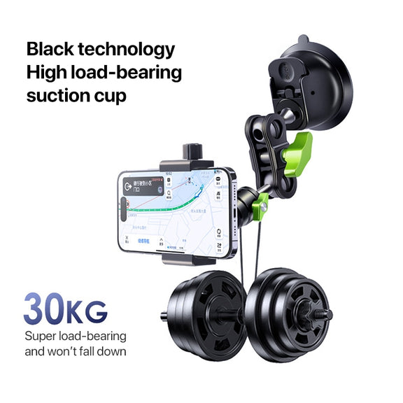 Single Suction Cup Pea Clamp Arm Holder 33cm with Elastic Phone Clamp