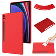 For Samsung Galaxy Tab S9+ Pure Color Liquid Silicone Shockproof Tablet Case(Red) - free shipping - PMC TechLife - Order now!