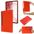 For Samsung Galaxy Tab S9 FE+ / S10+ Pure Color Liquid Silicone Shockproof Tablet Case(Red) - Galaxy Tab S9 FE+ by PMC Jewellery | Online Shopping South Africa | PMC Jewellery | Buy Now Pay Later Mobicred