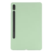 For Samsung Galaxy Tab S9 Pure Color Liquid Silicone Shockproof Tablet Case(Green)