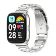 For Redmi Watch 3 Lite / Watch 3 Active Mijobs Three-Bead Metal Stainless Steel Watch Band(Silver) - free shipping - PMC TechLife - Order now!