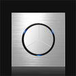 86mm Gray Aluminum Wire Drawing LED Switch Panel, Style:Triple Open Dual Control - Switch by PMC TechLife | Online Shopping South Africa | PMC TechLife | Buy Now Pay Later Mobicred
