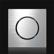 86mm Gray Aluminum Wire Drawing LED Switch Panel, Style:Four Open Dual Control - Switch by PMC TechLife | Online Shopping South Africa | PMC TechLife | Buy Now Pay Later Mobicred