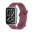 For Xiaomi Smart Band 9 Pro / 8 Pro Mijobs Silicone Breathable Watch Band(Wine Red+Silver) - free shipping - PMc TechLife - Order now!