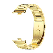 For Xiaomi Smart Band 9 Pro / 8 Pro Mijobs Three Beads Stainless Steel Watch Band(Gold)