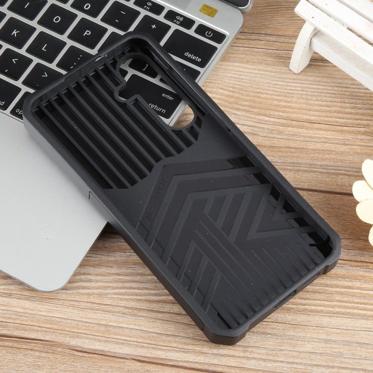 For Samsung Galaxy S24+ 5G Camera Shield Card Slot PC+TPU Phone Case(Black)